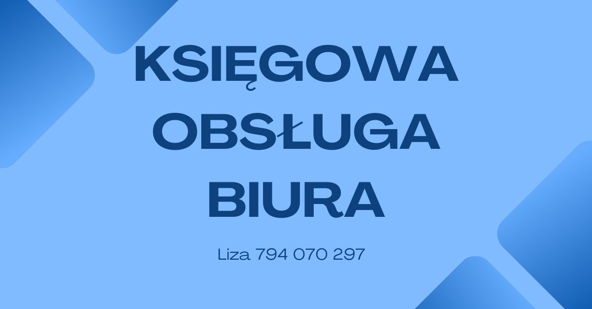 Księgowa / obsługa biura