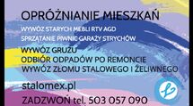 OPRÓŻNIANIE MIESZKAŃ - PIWNIC GARAŻY - UTYLIZACJA - WYWÓZ MEBLI RTV AGD