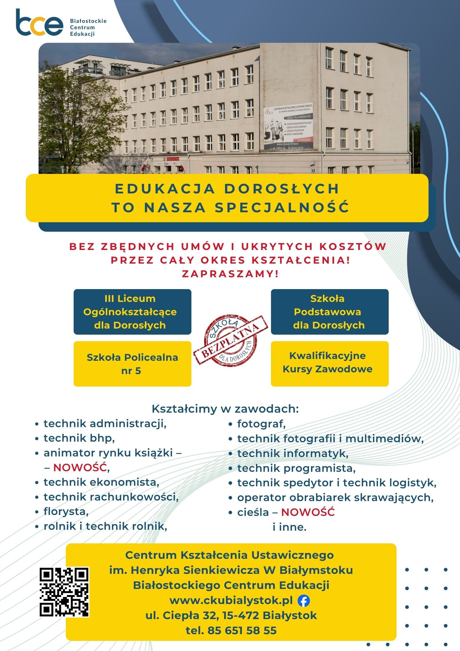 Bezpłatna szkoła dla dorosłych 