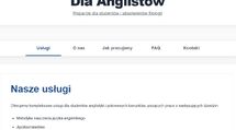 **Pomoc dla studentów anglistyki i kierunków pokre