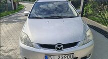 Mazda 5, 7 os. kolor srebrny 1999cm3 benzyna + lpg