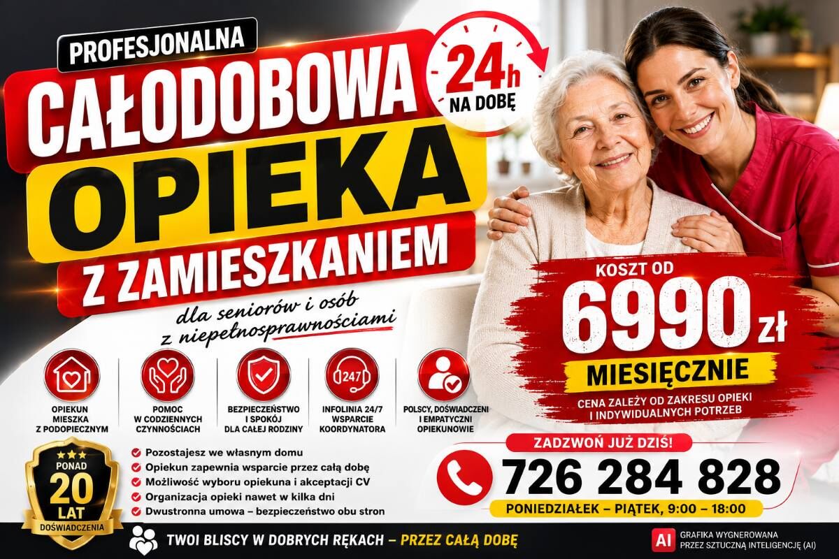 Szukasz opieki dla mamy lub taty? Zapewnimy opieku