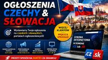 PUBLIKACJA OGŁOSZEŃ NA CZESKICH I SŁOWACKICH PORTA