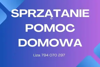 Dokładne sprzątanie i pomoc domowa