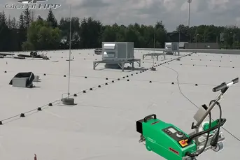 Dekarz dachy płaskie membrana  PVC , FPO