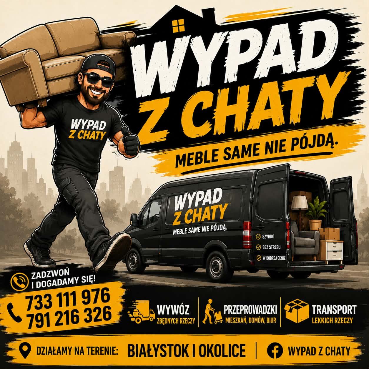 WypadZChaty - Przeprowadzki, transport