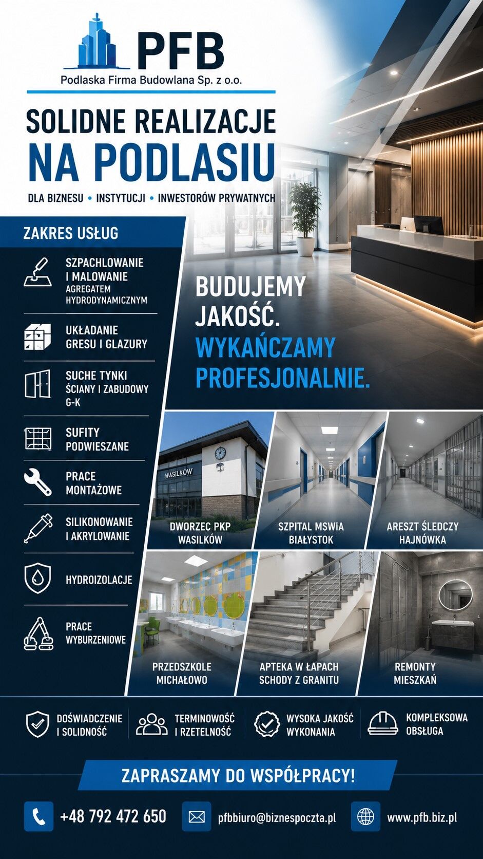 Przyjmę prace wykończeniowo-montażowe