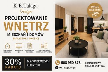 PROJEKTOWANIE WNĘTRZ – BIAŁYSTOK I OKOLICE