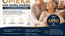 Opieka nad SENIOREM 24h od 6990 zł.Opiekunka zamie