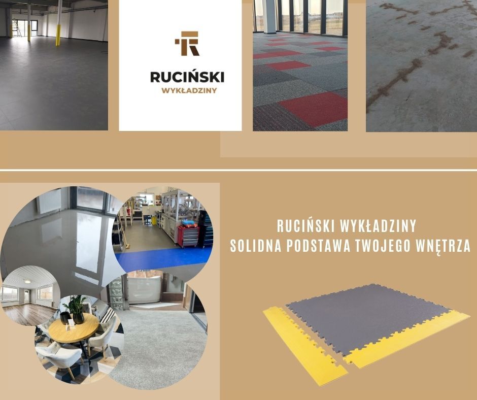 PODŁOGA DO WARSZTATU, STOLARNI, MAGAZYNU I SIŁOWNI PROSTY MONTAŻ 