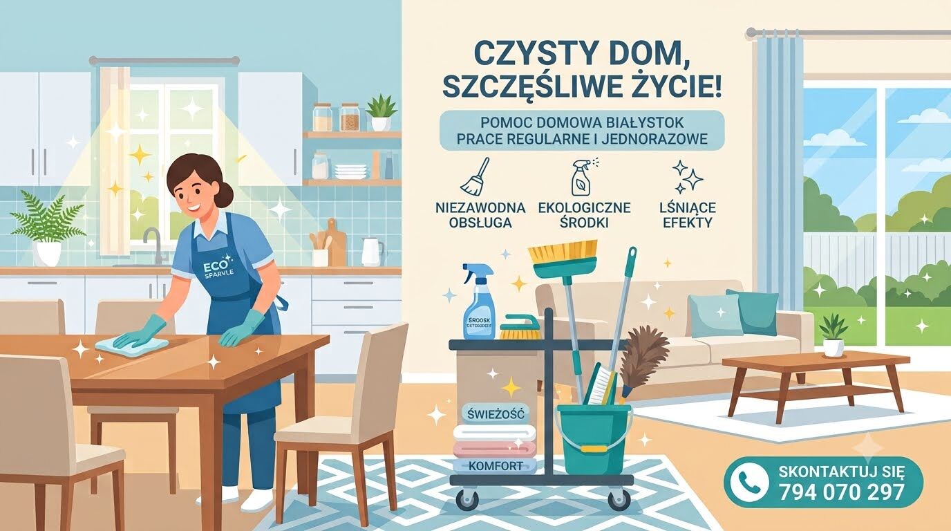 Dokładne sprzątanie i pomoc domowa