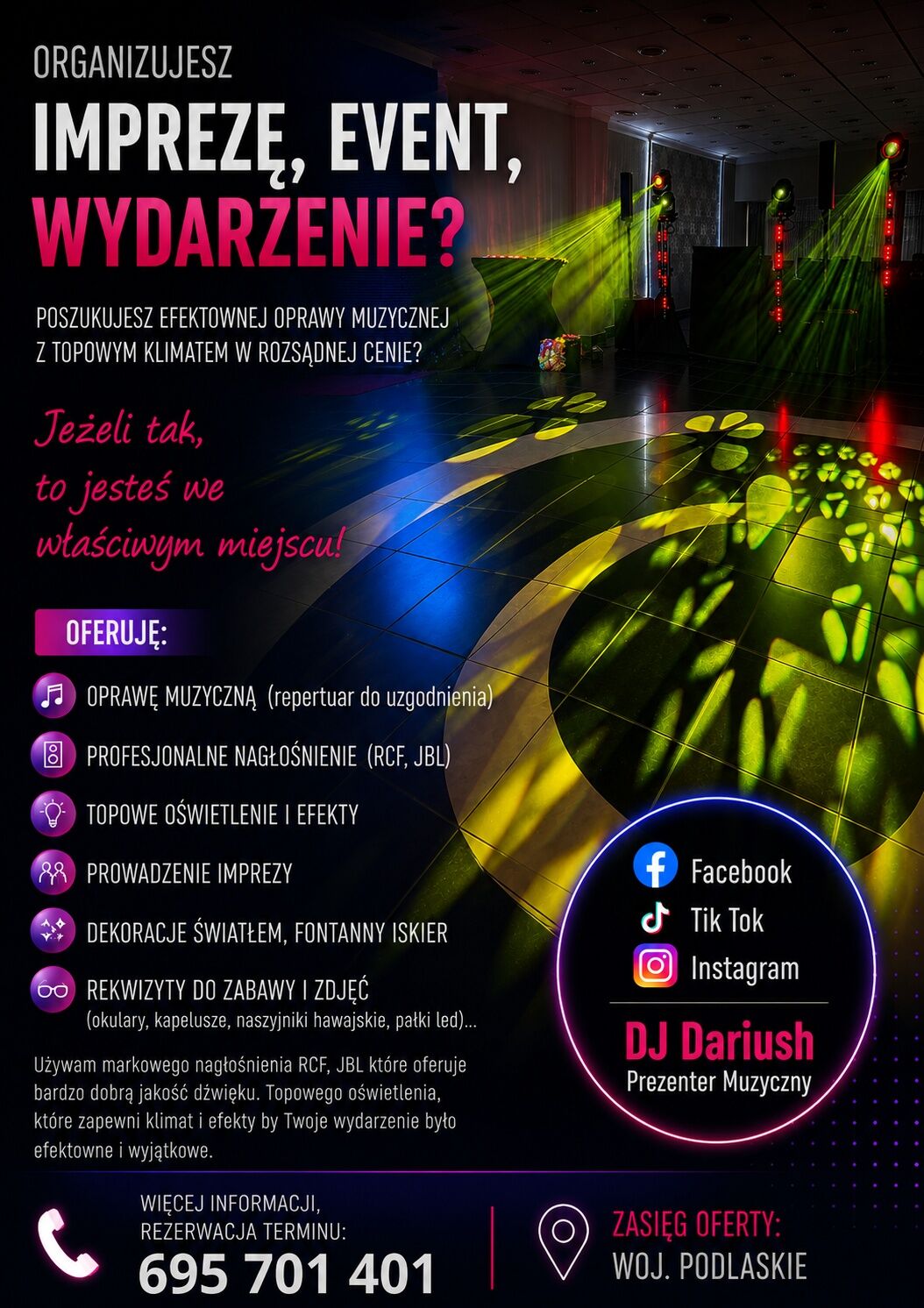 DJ Dariush na Twoją imprezę...