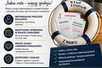 Zamień swoje chwilówki na niższą ratę