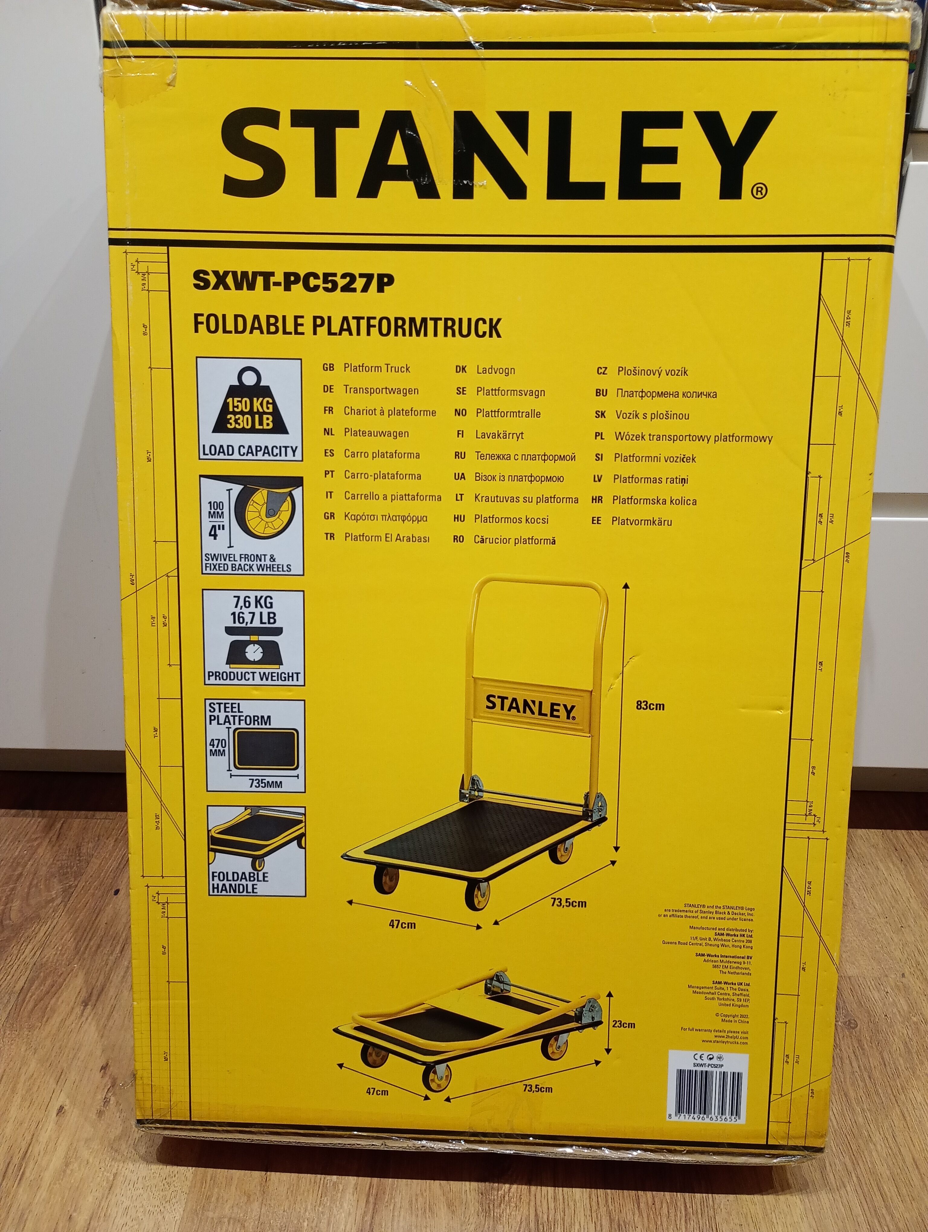 Wózki transportowe STANLEY-170zl Ogrodowy za 450zl