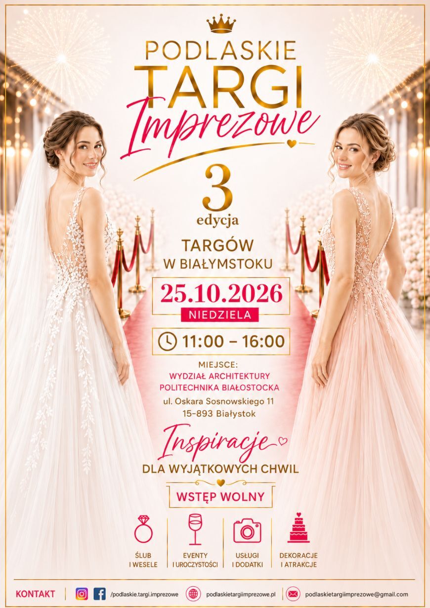 Zostań wystawcą - targi ślubne i innych imprez