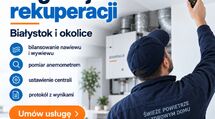 Pomiary i regulacja rekuperacji i anemostatów - Białystok i okolice