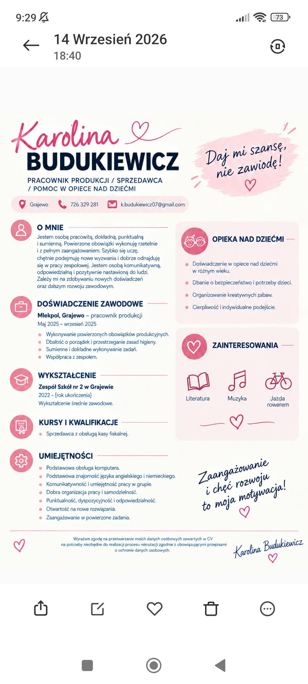 Szukam pracy
