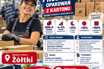 Młodszy introligator – produkcja opakowań 