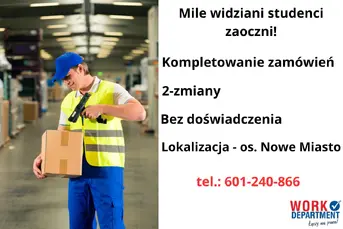 Kompletowanie zamówień - brak nocnej zmiany!