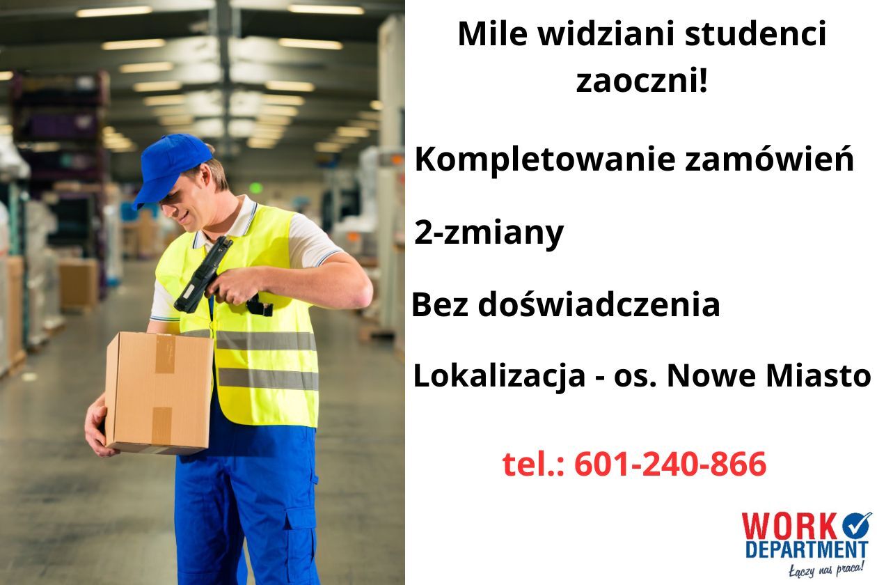 Kompletowanie zamówień - brak nocnej zmiany!