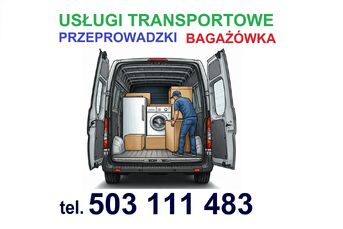 BAGAŻÓWKA TEL. 503 111 483 TRANSPORT MEBLI, AGD