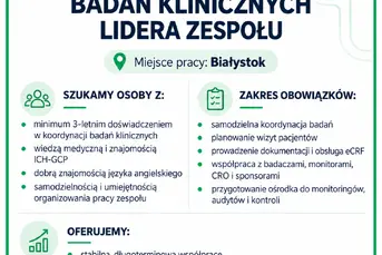 Starszy Koordynator Badań Klinicznych 