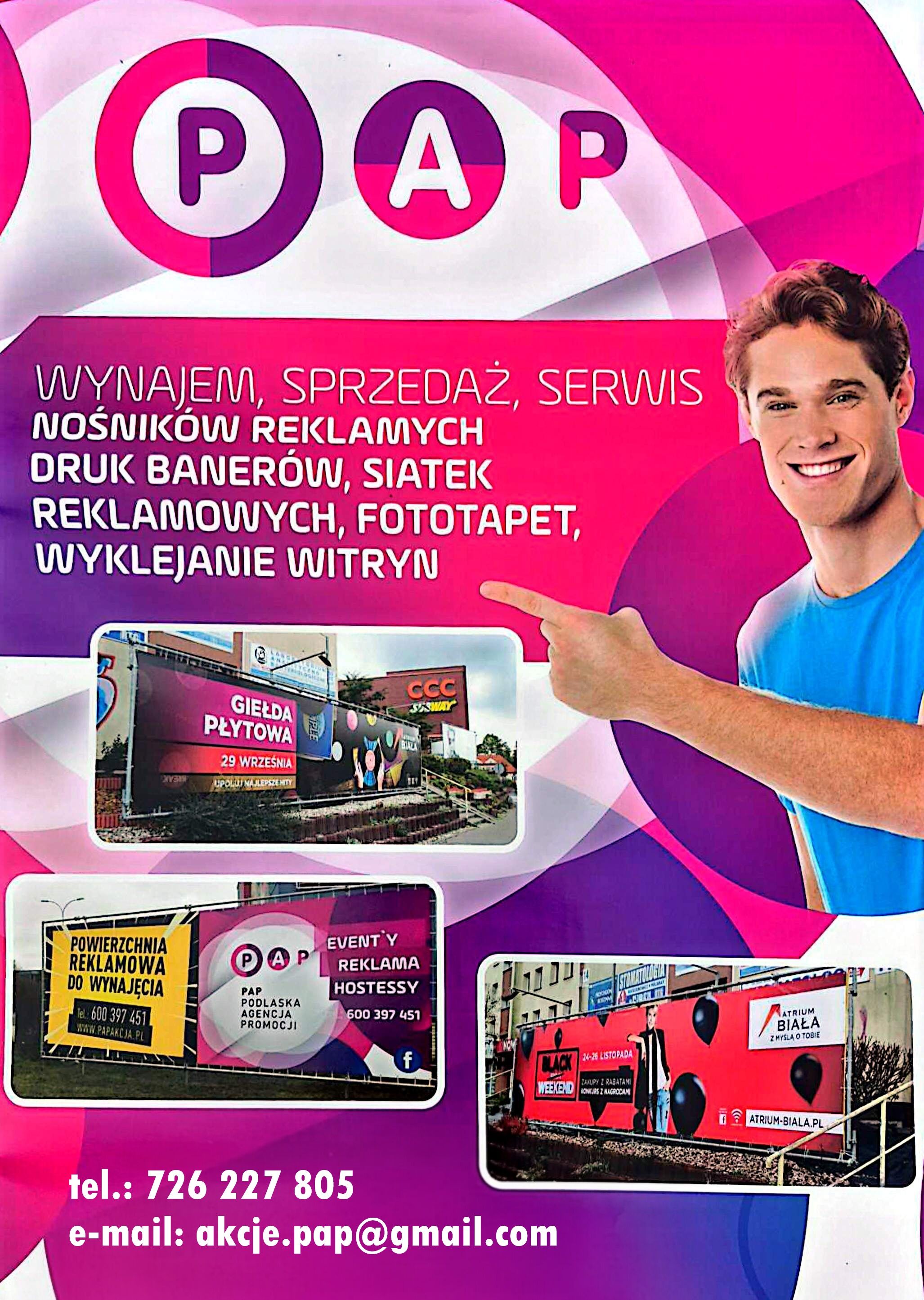 NOŚNIK REKLAMOWY TOP LOKALIZACJA UL. MICKIEWICZA PROMOCJA 