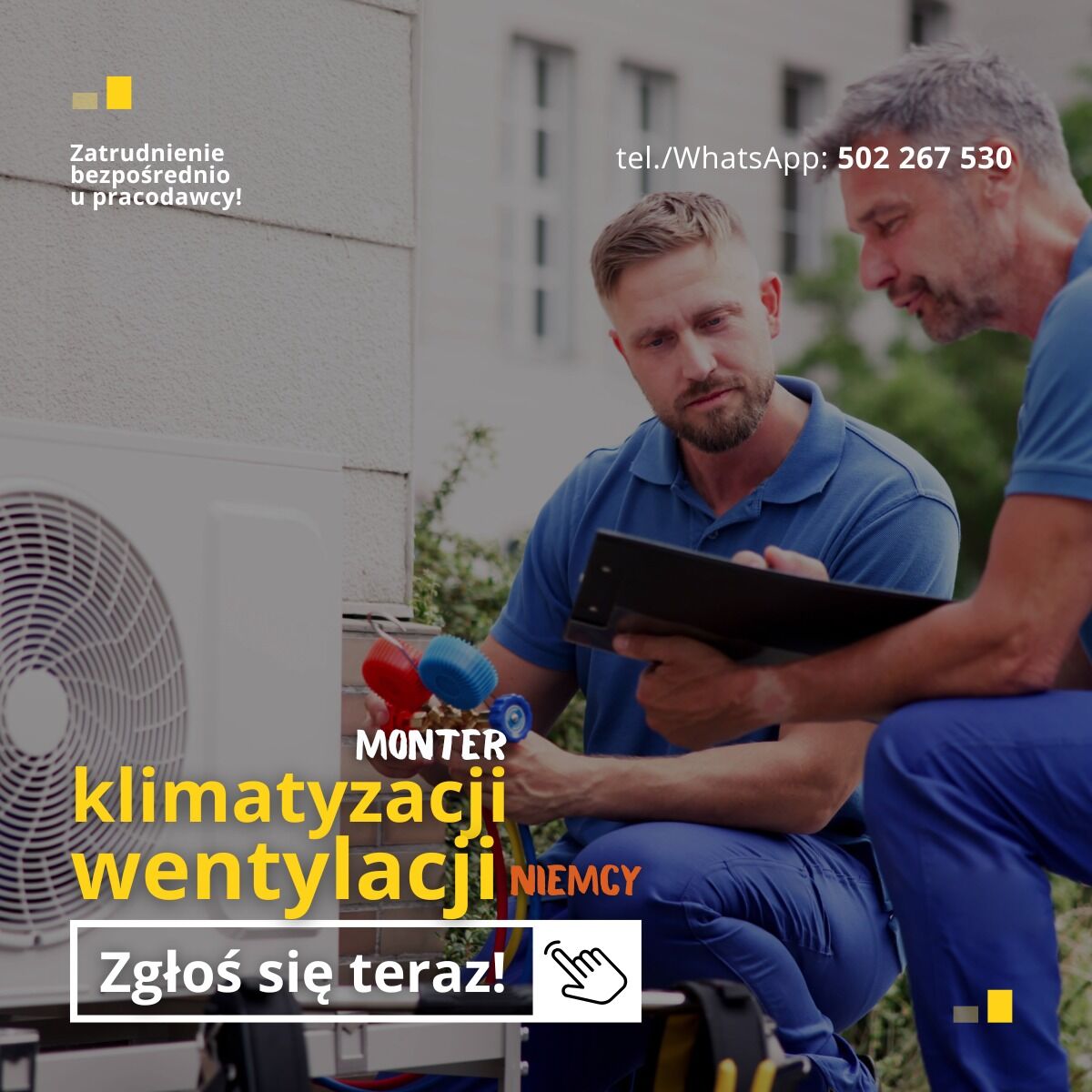 Monter wentylacji/klimatyzacji (m/k)