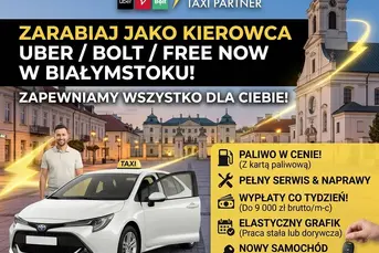 Zatrudnimy na BOLT,FREE NOW,UBER