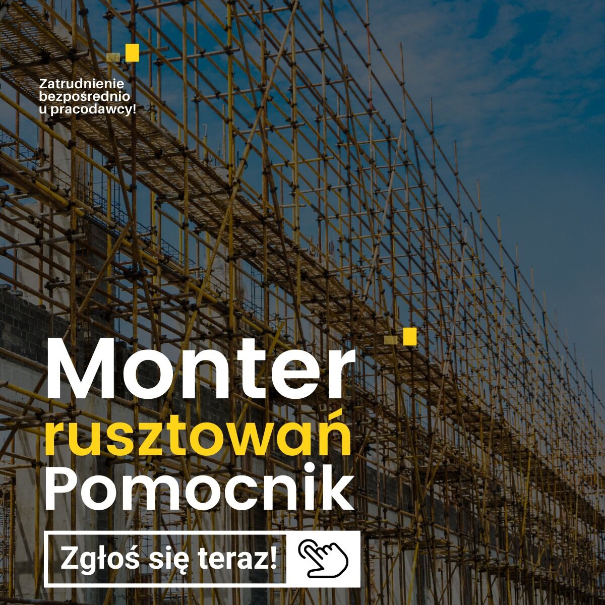 Monter rusztowań / Pomocnik Montera rusztowań (m/k