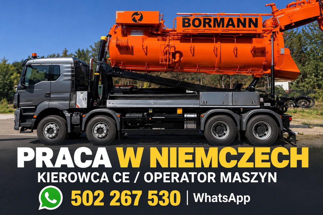???? KIEROWCA C+E / OPERATOR CYSTERNY (m/k) – NIEMCY