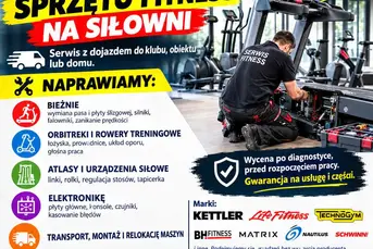 Serwis Siłowni Białystok SPRZĘTU FITNESS i REHABIL