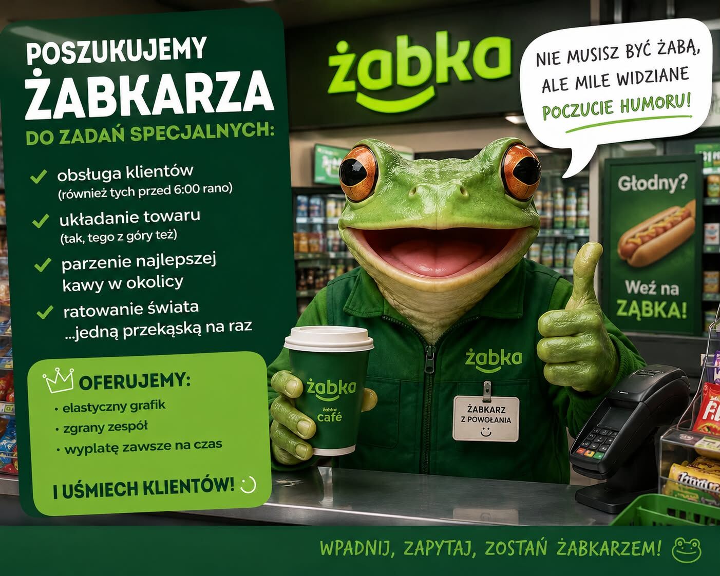 praca szuka człowieka, pełen etat i dorywczo