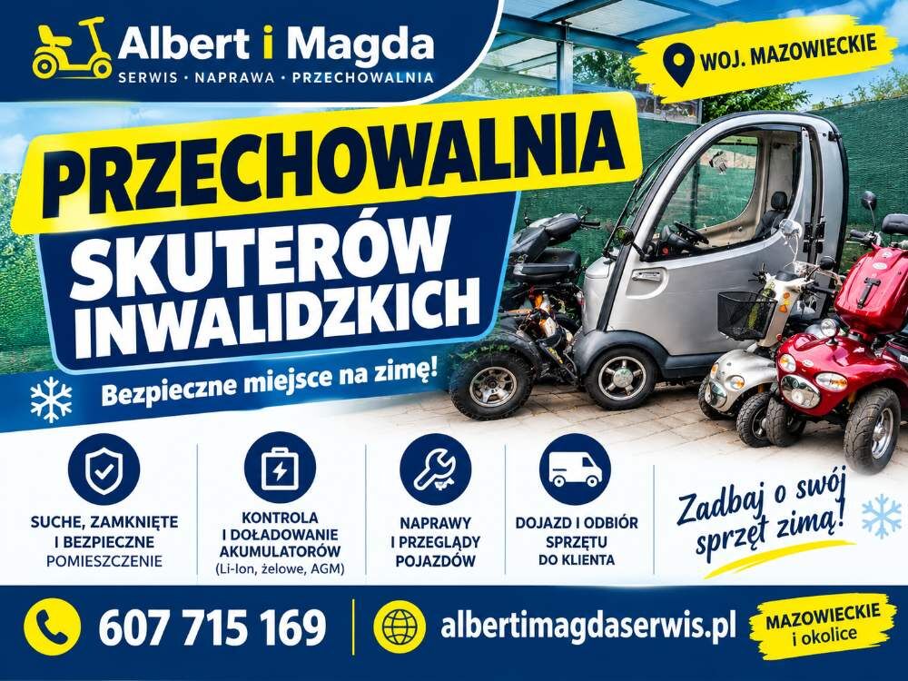 Przechowalnia i Serwis skuterów inwalidzkich / PRZ