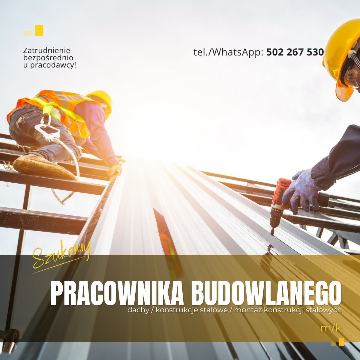 praca w Szwecji, dachy konstrukcje, szwedzka umowa