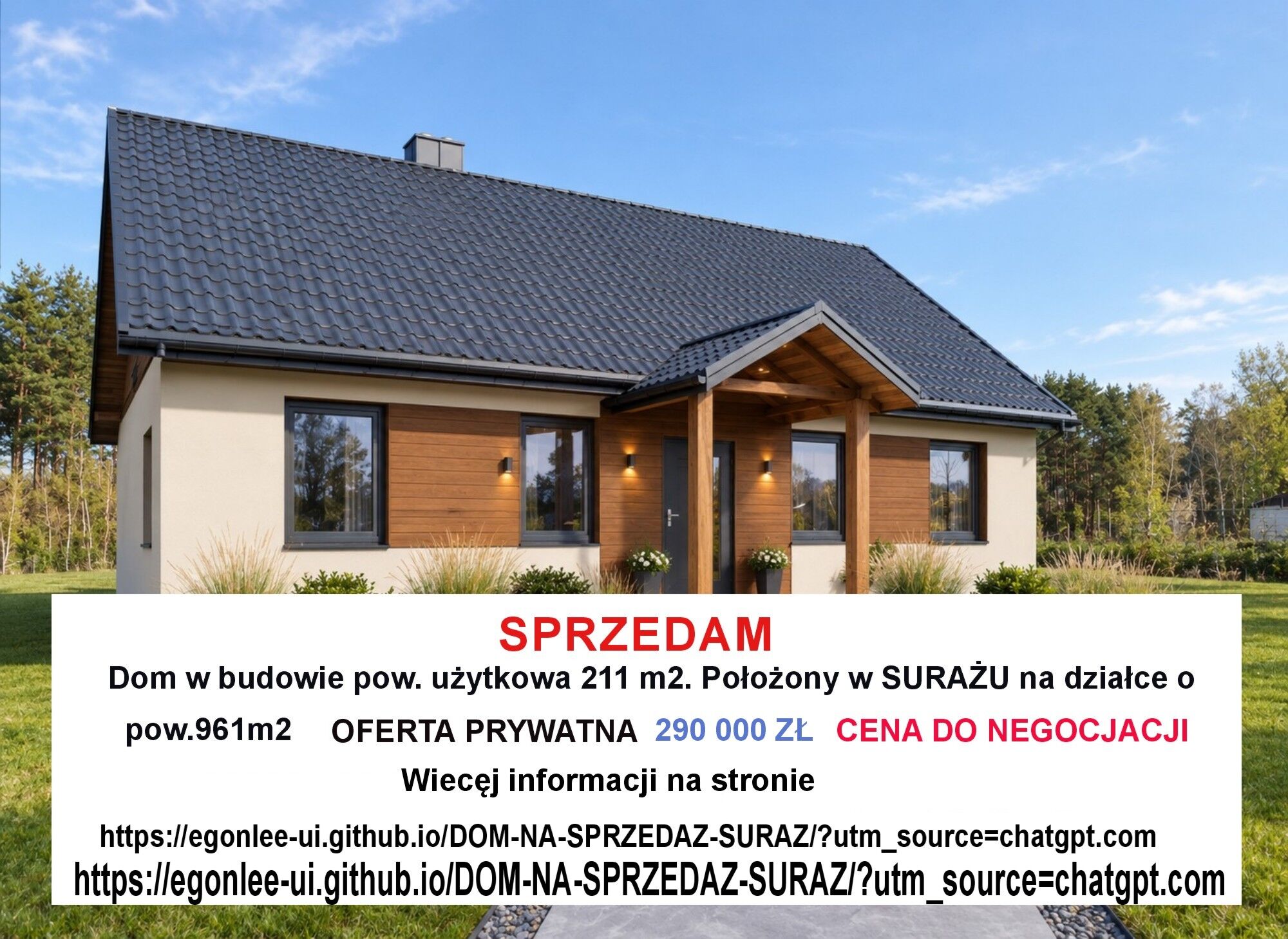 Sprzedam dom w Surażu