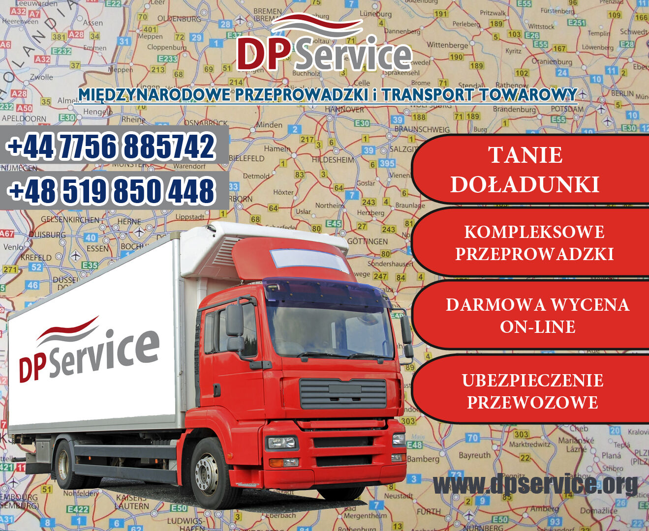 Przeprowadzki międzynarodowe z/do Polski, Anglii, 