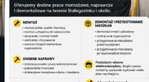 Złota rączka Białystok – montaż, drobne naprawy, d