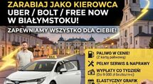 Zatrudnimy na BOLT,FREE NOW,UBER