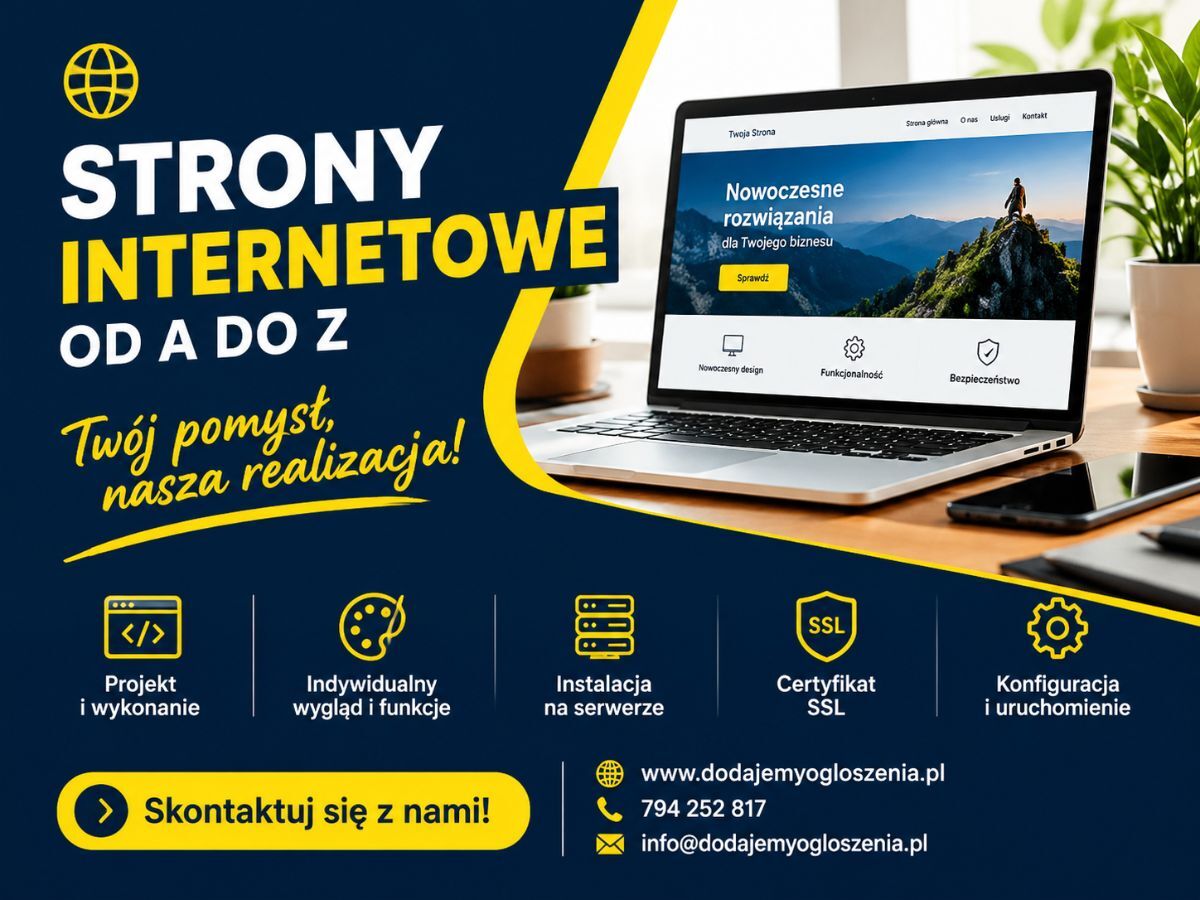 Strony internetowe na zamówienie - od pomysłu do r