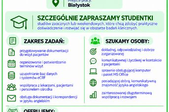 Koordynatorka Badań Klinicznych 