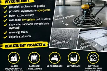 Posadzki przemysłowe, Zacierane, 15 lat doświadcze