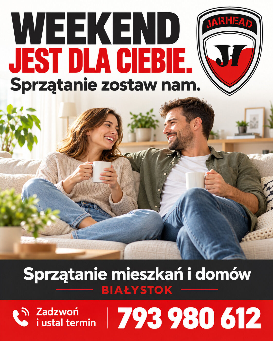 Sprzątanie mieszkań, domów, biur i po remontach | Białystok i okolice JARHEAD