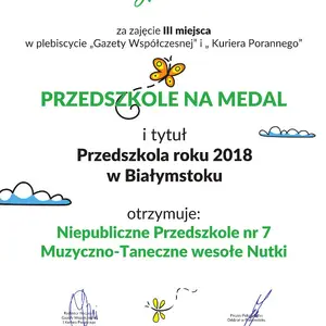 Niepubliczne Przedszkole Nr 7 Wesołe Nutki
