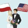 Wiza K-1 ślub z obywatelem USA