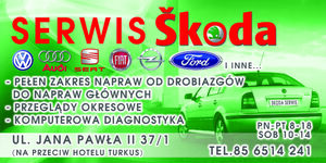 Auto Serwis - Skoda, Seat, Volkswagen, Audi - Service. A.Łazuk & R.Wyrwas