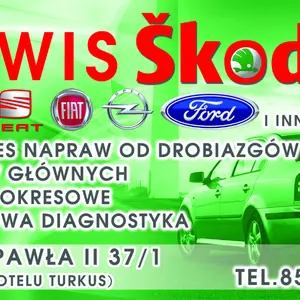 Auto Serwis - Skoda, Seat, Volkswagen, Audi - Service. A.Łazuk & R.Wyrwas