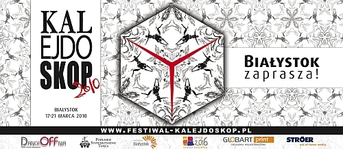 Festiwal Kalejdoskop reklamuje się w Warszawie