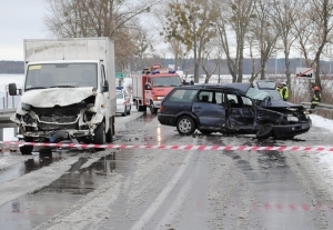 Wypadek na drodze nr 65. Na miejscu zginął kierowca