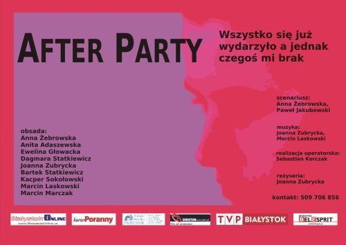 Spektakl "After Party"  czyli koktajl uczuć na Węglowej 